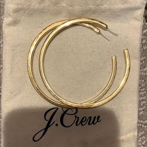 Jcrew gold hoop earrings